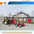 1-12Ton ATV trailer with crane